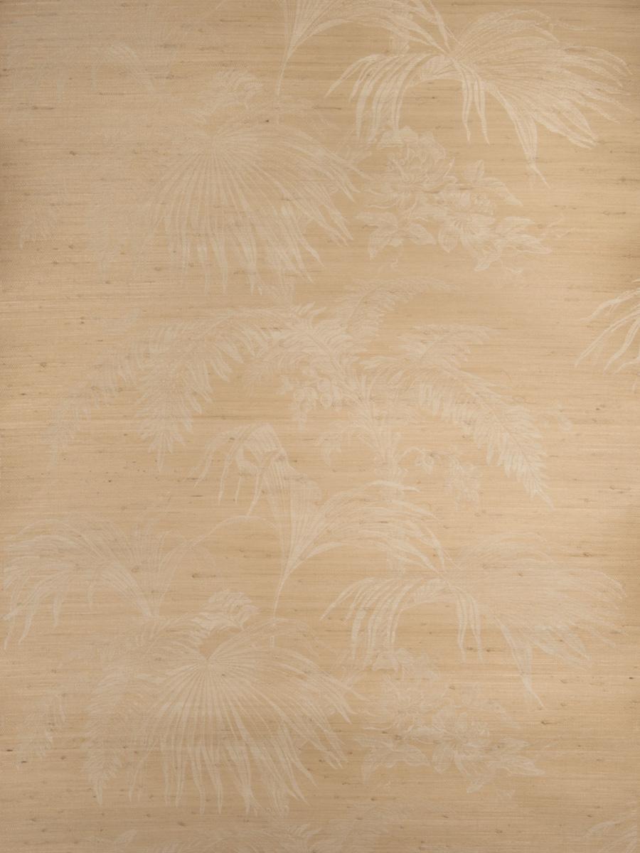 Обои для стен Stroheim Silhouettes Wallcovering Palm Garden Jute - Almond On Flax 