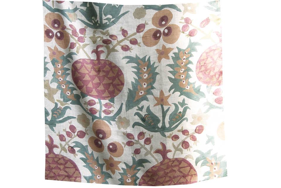 Ткань Arjumand The Imperial POMEGRANATE WARM LINEN VOILE  купить в Москве по выгодной цене|Интернет-магазин дизайнерских решений Decorwall