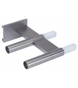 Карниз    support-double-argent-vieilli-80-160mm-d20-20 