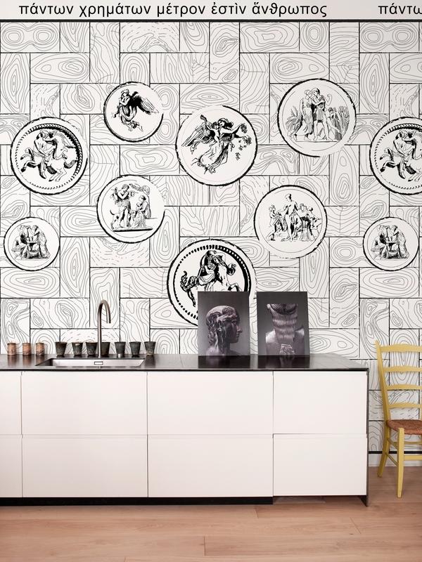 Обои для стен  Wall&Deco 2020 Wet System WET-SAVE THE PAST 