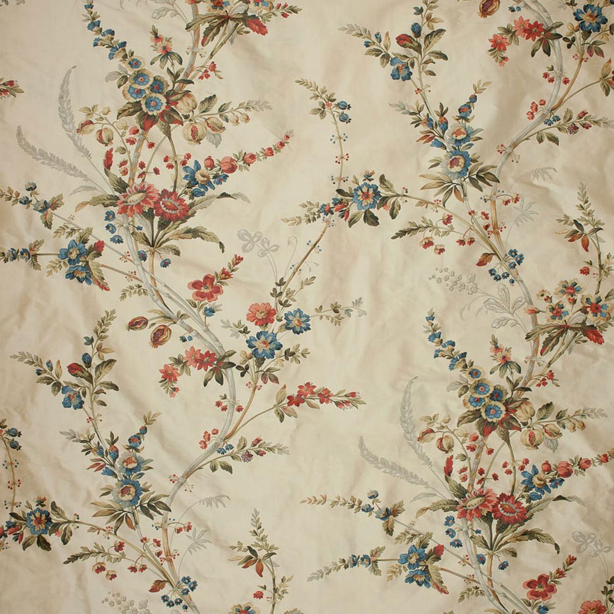 Ткань Beaumont & Fletcher Amelia Printed Silk Amelia-Gold-meadow 