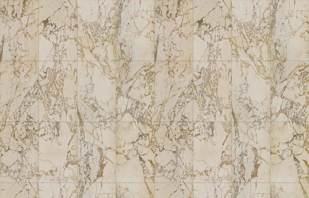 Обои для стен Nlxl Piet Hein Eek Materials PHM-61B Marble Beige Tiles 48,7 x 76,9 cm Mirrored SIM LR 