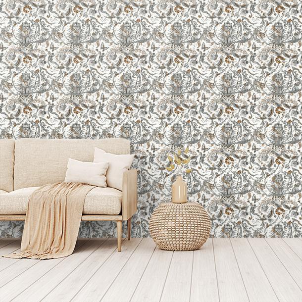 Обои для стен  Clarke&Clarke Mythica Wallcoverings W0213-01  4