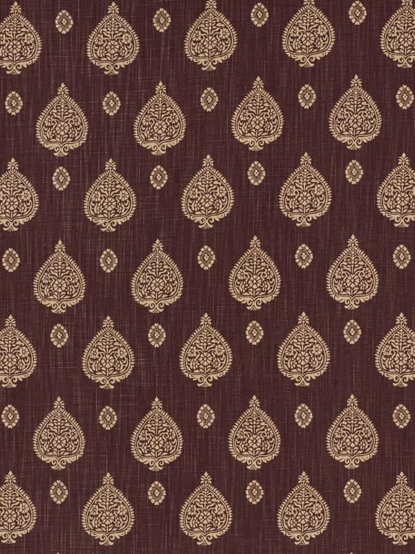 Ткань The Design Archives Archive 1 Cotton & Linen Malaya-1006-Grape-4-1 