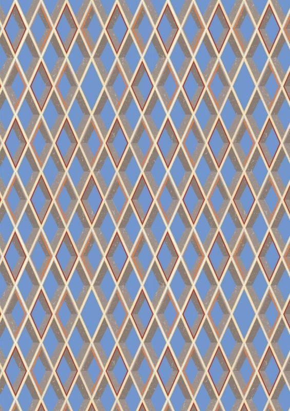 Метражные обои для стен  Kitmiles Wallcoverings Al.1 Trompe-Loeil-Mica-401 