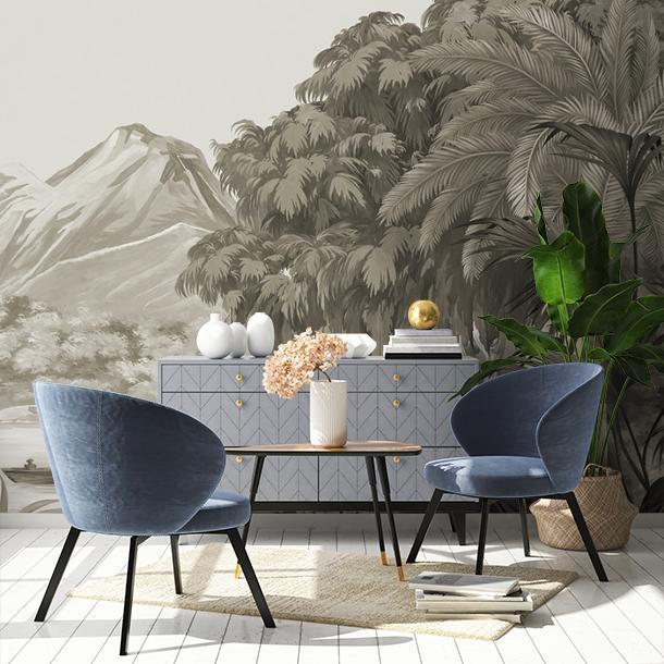 Обои для стен  Faboie Silk Painting II F-SN21001  2