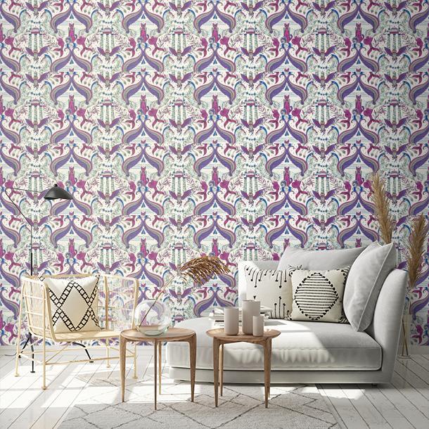 Обои для стен  Clarke&Clarke Mythica Wallcoverings W0215-03  1