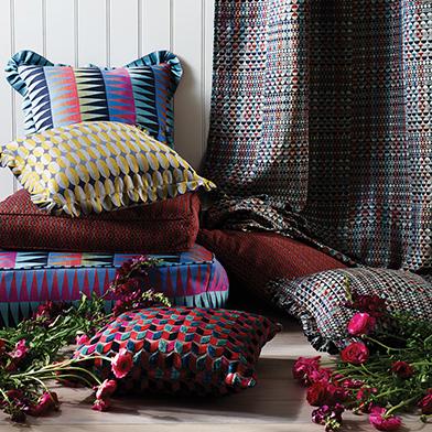 Ткань Osborne & Little Ragtime by Margo Selby DOMINO  купить в Москве по выгодной цене|Интернет-магазин дизайнерских решений Decorwall