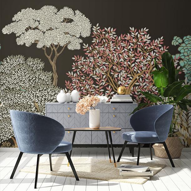 Обои для стен  Faboie Silk Painting I F-SN4006  2