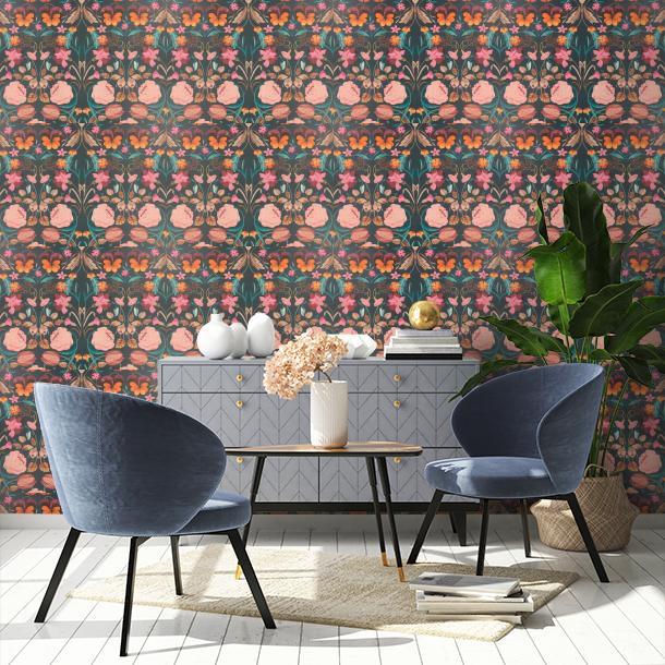 Обои для стен   Temperley Wallcoverings W456-02  2