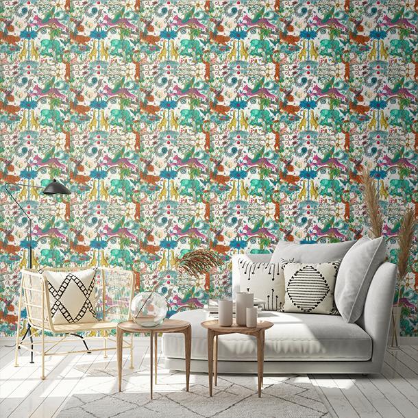 Обои для стен  Clarke&Clarke Mythica Wallcoverings W0216-03  1