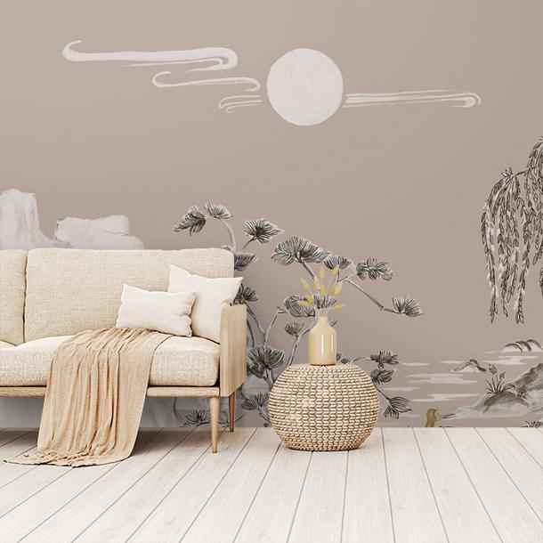 Обои для стен  Faboie Silk Painting I F-SN3002  4