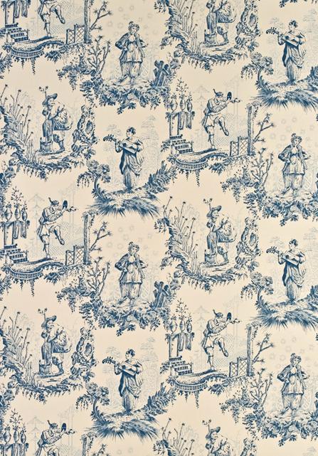 Ткань Lewis & Wood Toile De Jouy & Damask LW_Chinese Toile 
