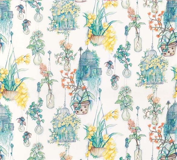 Ткань Osborne & Little Enchanted Gardens Fabrics F7014-02 