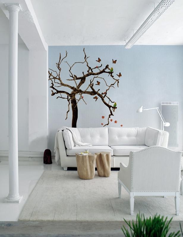 Обои для стен Wall&Deco 2015 Contemporary Wallpaper Cherry tree 
