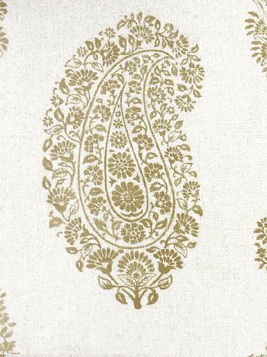 Ткань  Titley and Marr Printed Patterns Collection Paisley-01-French-Grey-1 