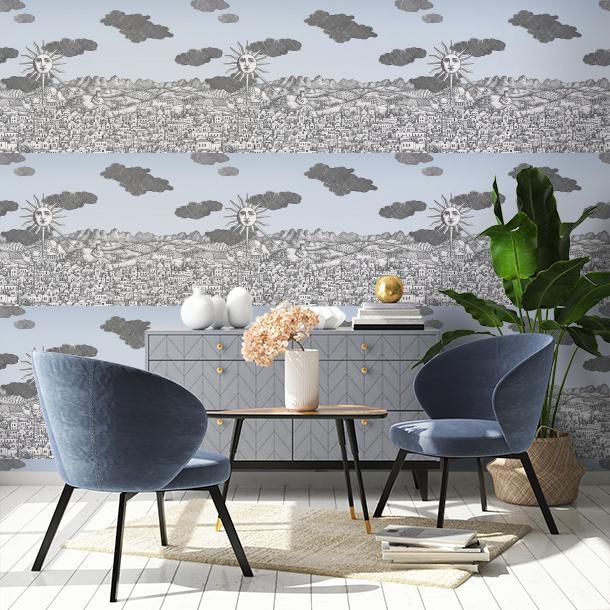 Обои для стен  Cole & Son Fornasetti Senza Tempo II 123-3014  2