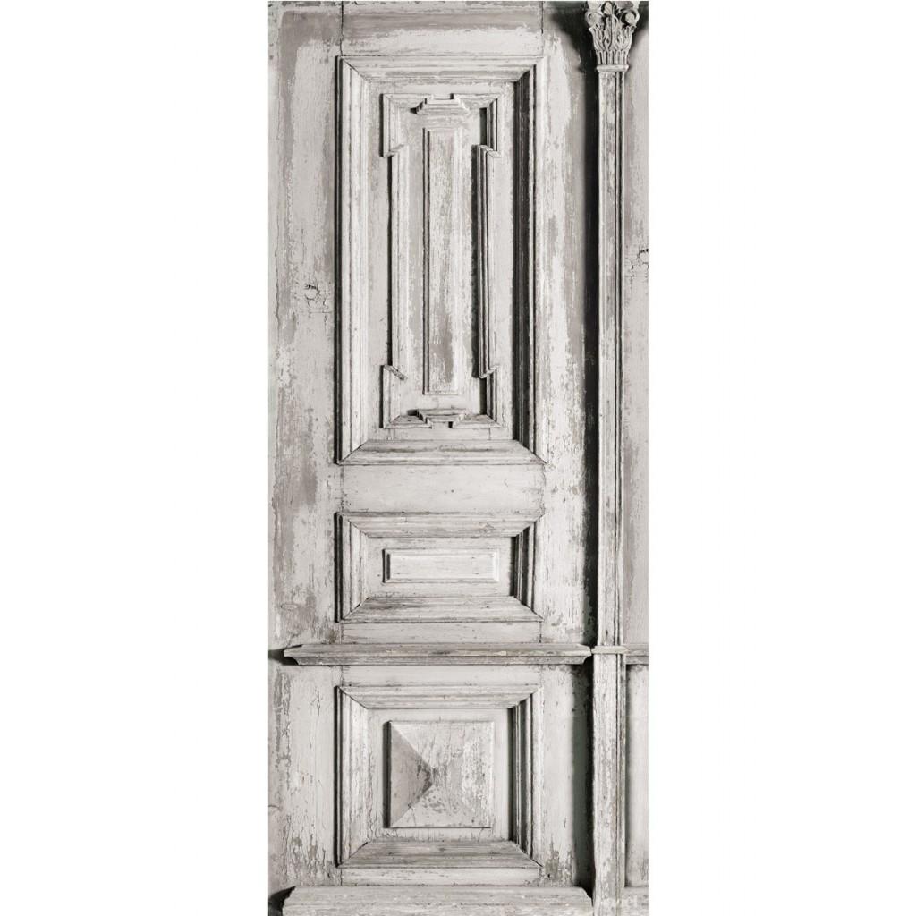 Обои для стен Koziel Trompe-l'œil doors velvet-door-with-moulding-wall-door-covering 