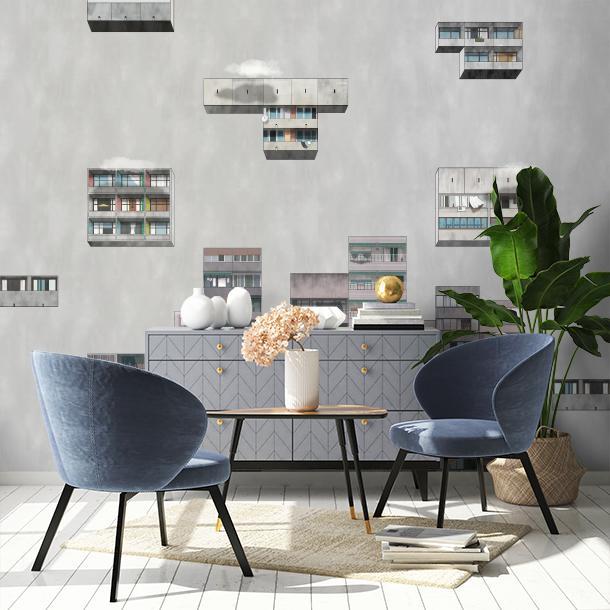 Обои для стен  Coordonne Random Archist 9000042  2