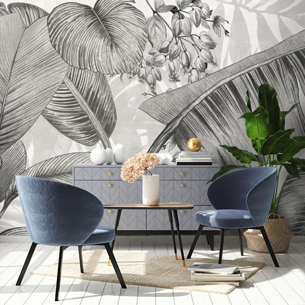 Обои для стен  Faboie Silk Painting I F-SN1001  2