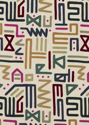 Ткань Mulberry Home Festival Fabrics FD768_H43  купить в Москве по выгодной цене|Интернет-магазин дизайнерских решений Decorwall