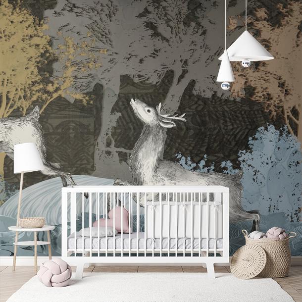 Обои для стен  Faboie Silk Painting I F-SN2003  8