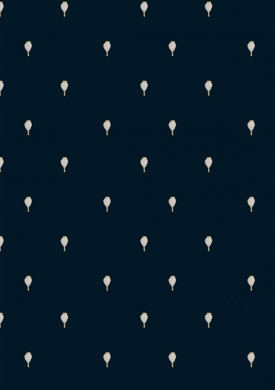 Метражные обои для стен  Kitmiles Wallcoverings Al.1 Pumbomb-Mica-6001 