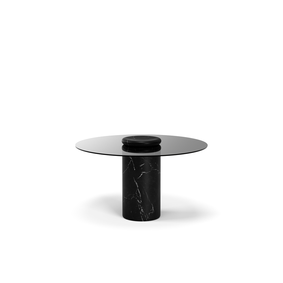 Стол    Castore_Dining_Table_Nero_Marquina_Smoked 