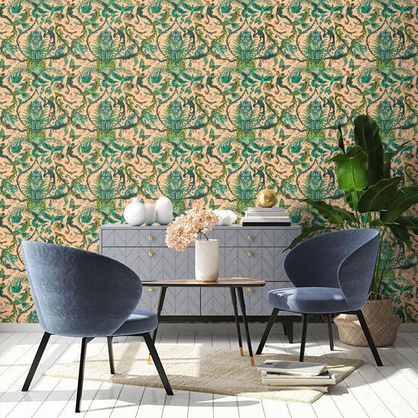 Обои для стен  Clarke&Clarke Mythica Wallcoverings W0213-04  2