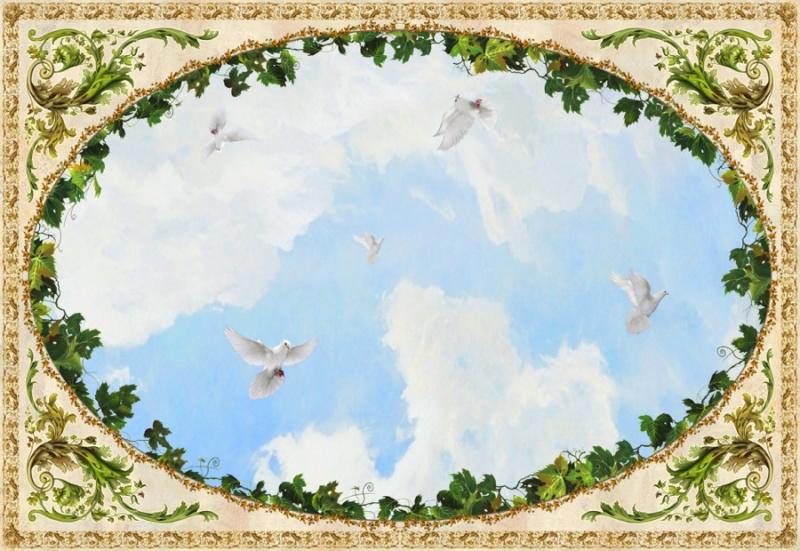 Обои для стен  Affresco Сюжеты для потолков Aff9149 