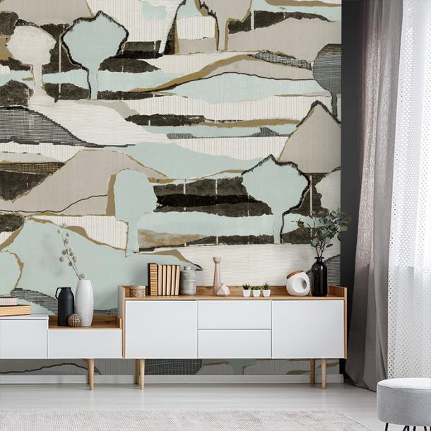 Обои для стен  Faboie Silk Painting I F-SN5003  5