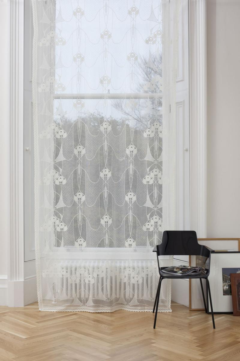 Ткань Morton Young and Borland Lace Panels 21919_ivory 