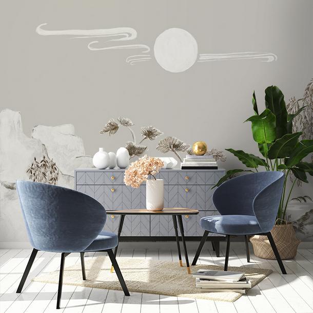 Обои для стен  Faboie Silk Painting I F-SN3001  2