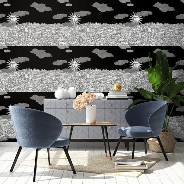 Обои для стен  Cole & Son Fornasetti Senza Tempo II 123-3012  2