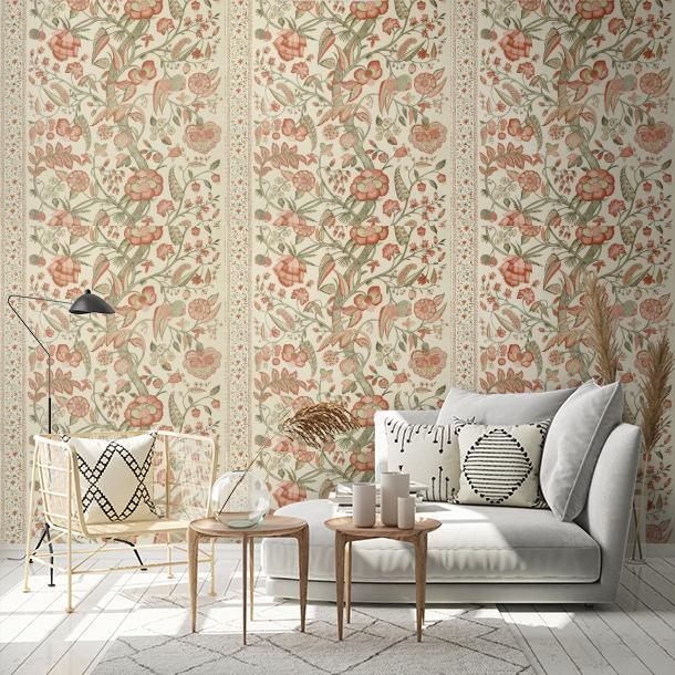 Метражные обои для стен  Zoffany Indienne Wallcoverings 313136  1