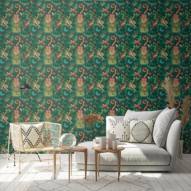 Обои для стен  Clarke&Clarke Mythica Wallcoverings W0213-02  1