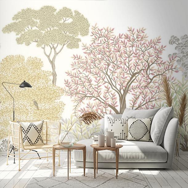 Обои для стен  Faboie Silk Painting I F-SN4002  1