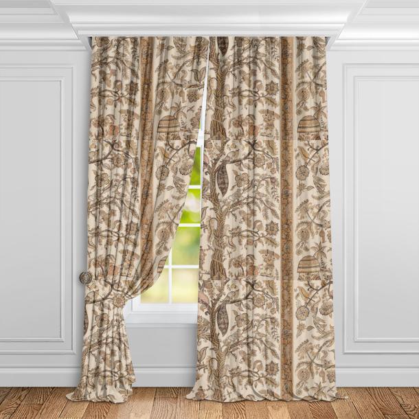 Ткань Zoffany Indienne Fabrics 322793  купить в Москве по выгодной цене|Интернет-магазин дизайнерских решений Decorwall 2