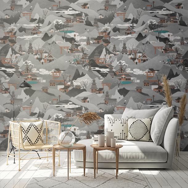 Обои для стен  Faboie Chinoiserie F-CN1803  1