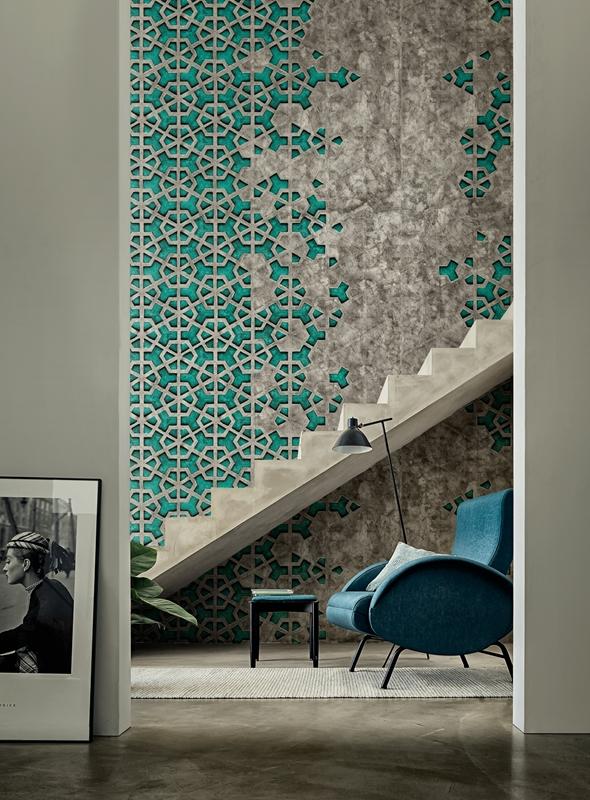 Обои для стен Wall&Deco 2015 Contemporary Wallpaper Exa 