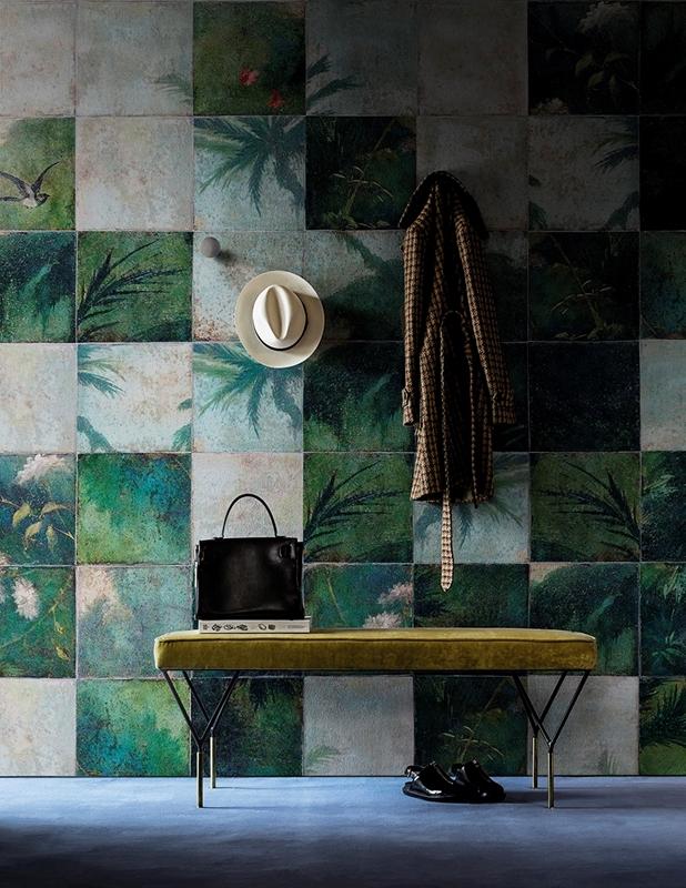 Обои для стен Wall&Deco 2016 Contemporary Wallpaper Exotic-damier 