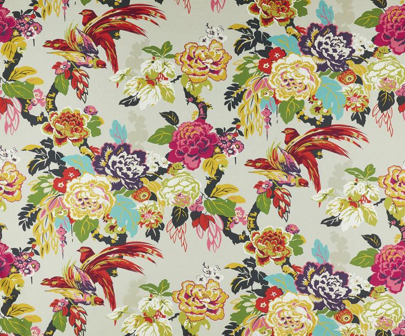 Ткань The Design Archives Archive 1 Cotton & Linen Grand-Floral-1001-Calypso-3 