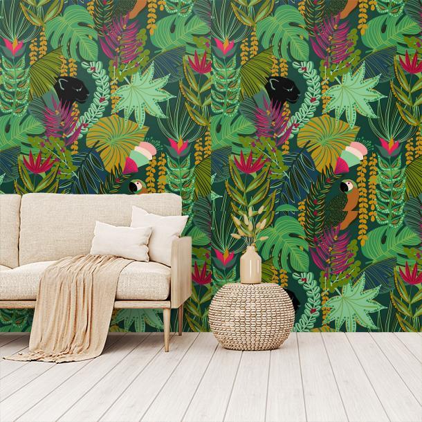 Обои для стен  Faboie Whispering In The Jungle F-WJ1001  4