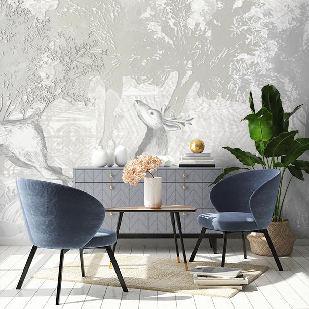 Обои для стен  Faboie Silk Painting I F-SN2001  2