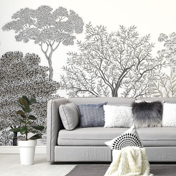 Обои для стен  Faboie Silk Painting I F-SN4001  3