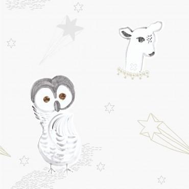 Обои для стен Studio OnsZelf Stars Collection owl-2 