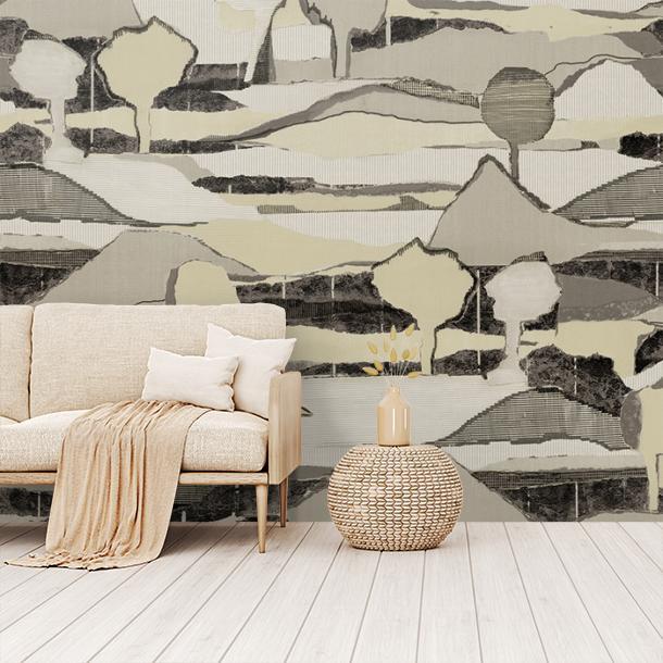 Обои для стен  Faboie Silk Painting I F-SN5002  4