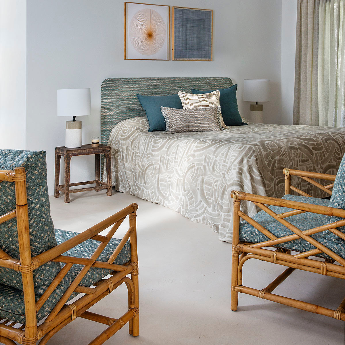 Ткань Pepe Penalver Santana SANTANA-06  купить в Москве по выгодной цене|Интернет-магазин дизайнерских решений Decorwall 2