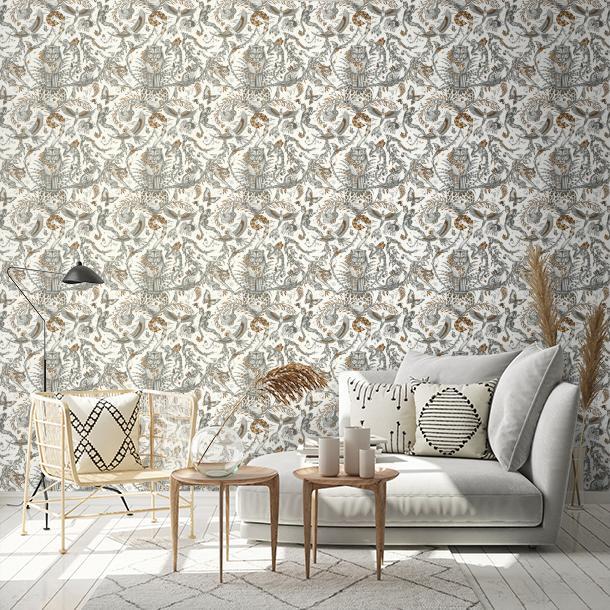 Обои для стен  Clarke&Clarke Mythica Wallcoverings W0213-01  1