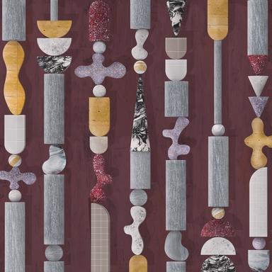 Обои для стен  Wall&Deco 2020 Contemporary Wallpaper Columna-C  2